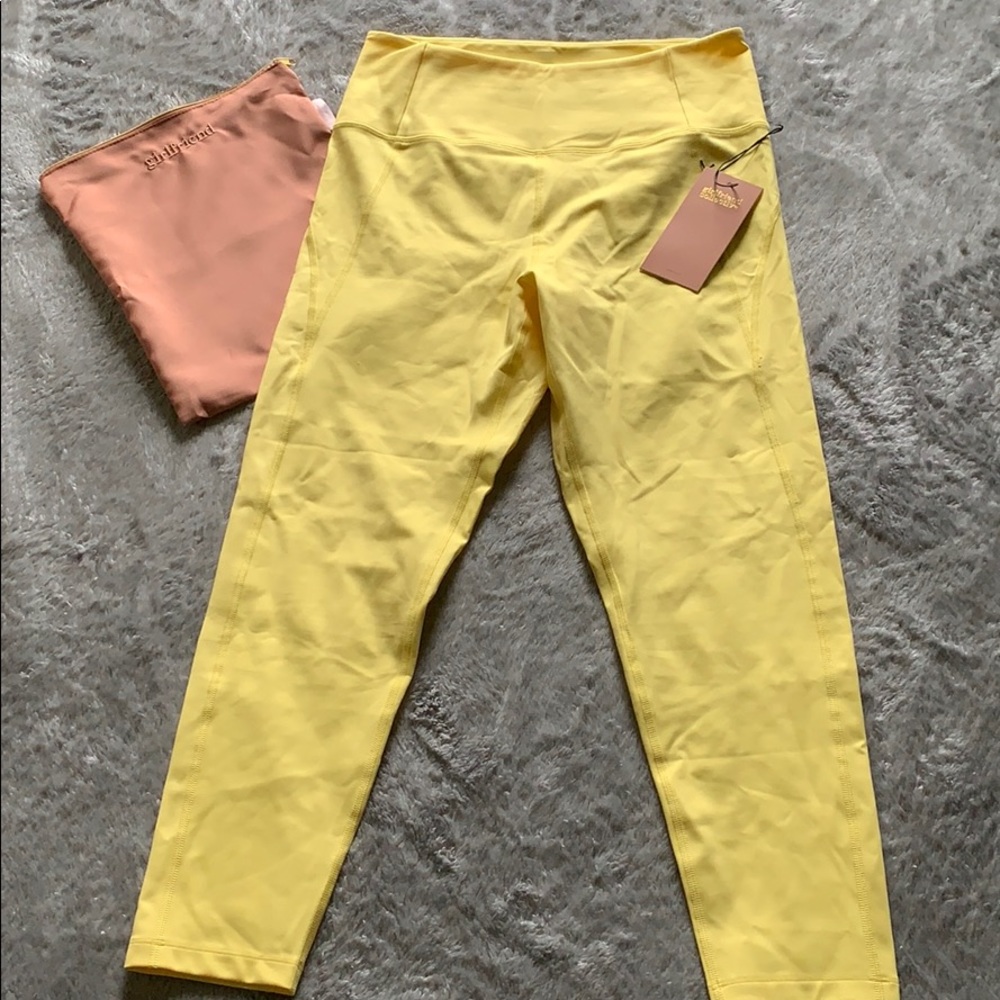 Girlfriend Collective Leggings- Lemon